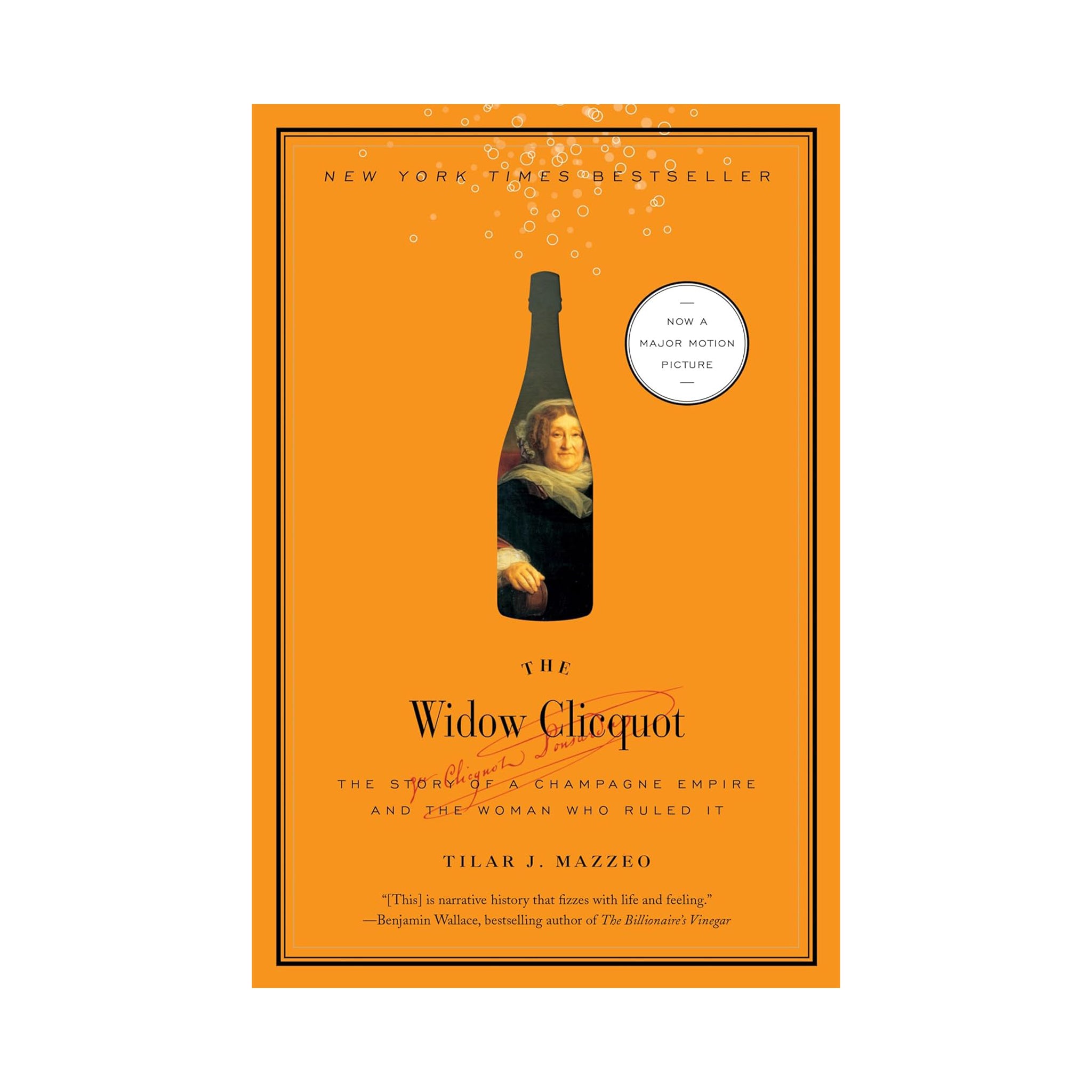 The Widow Clicquot: The Story of a Champagne Empire and the Woman Who Ruled It by Tilar J. Mazzeo on a white background at Addison West