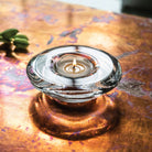 Thetford Tealight on a metal table at Addison West