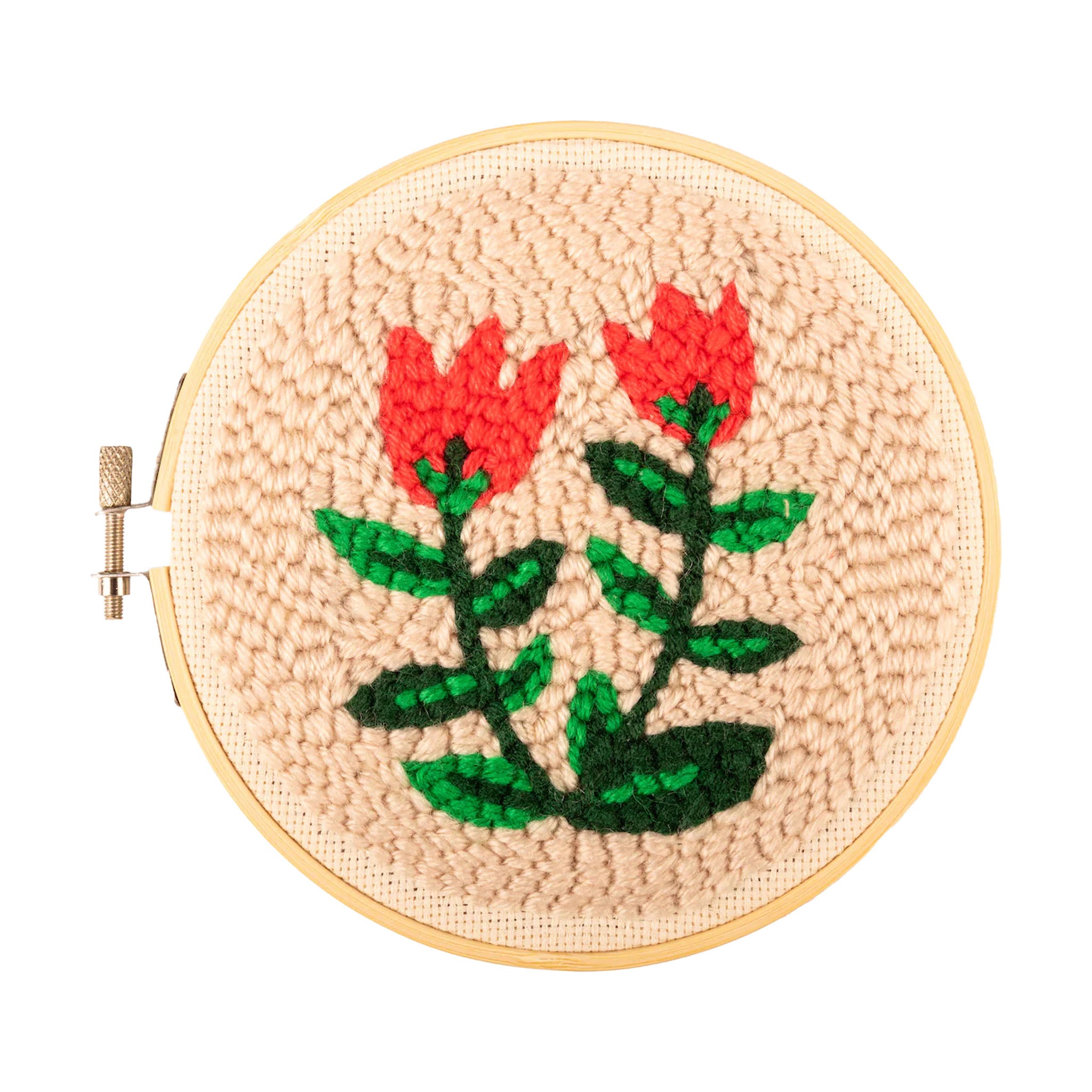 Tulips Punch Needle Kit on a white background at Addison West