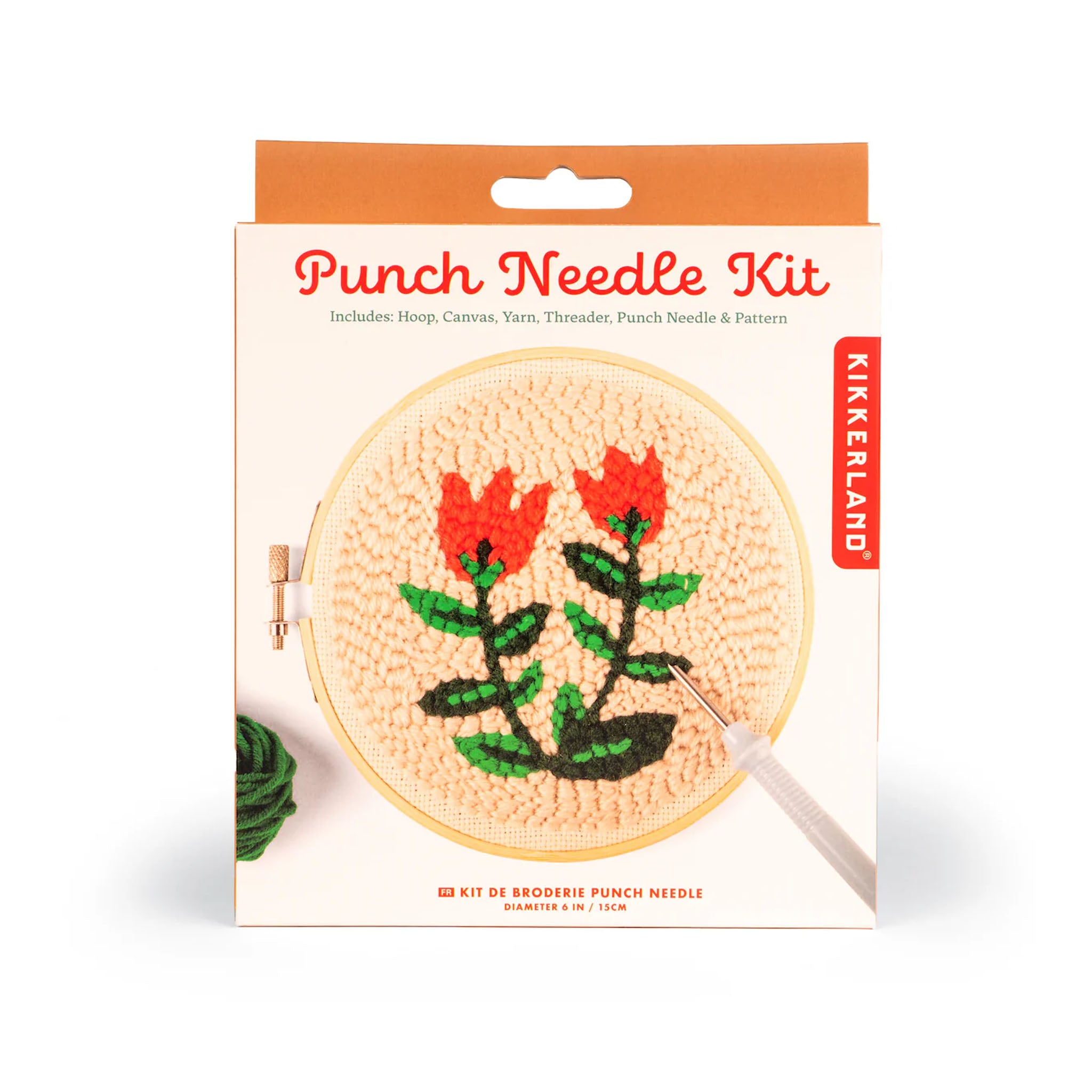 Tulips Punch Needle Kit on a white background at Addison West