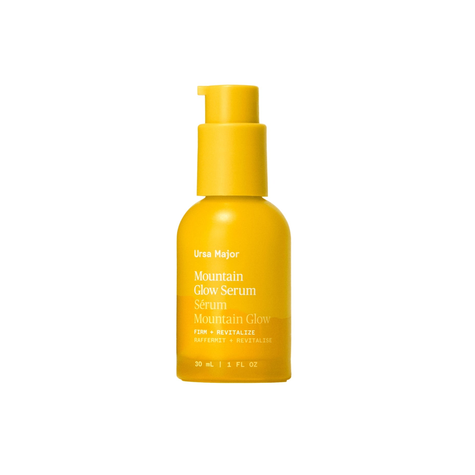 Ursa Major Mountain Glow Serum on a white background at Addison West