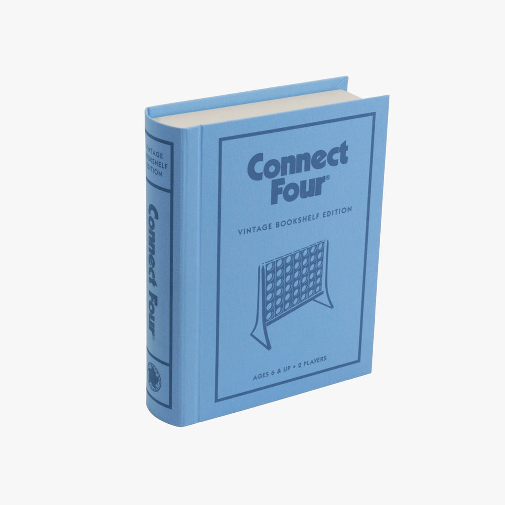 Vintage Bookshelf Edition Connect Four on a white background