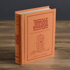 Vintage Bookshelf Edition Jenga on a wood surface