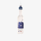 Grey Goose Vodka bottle ornament on a white background