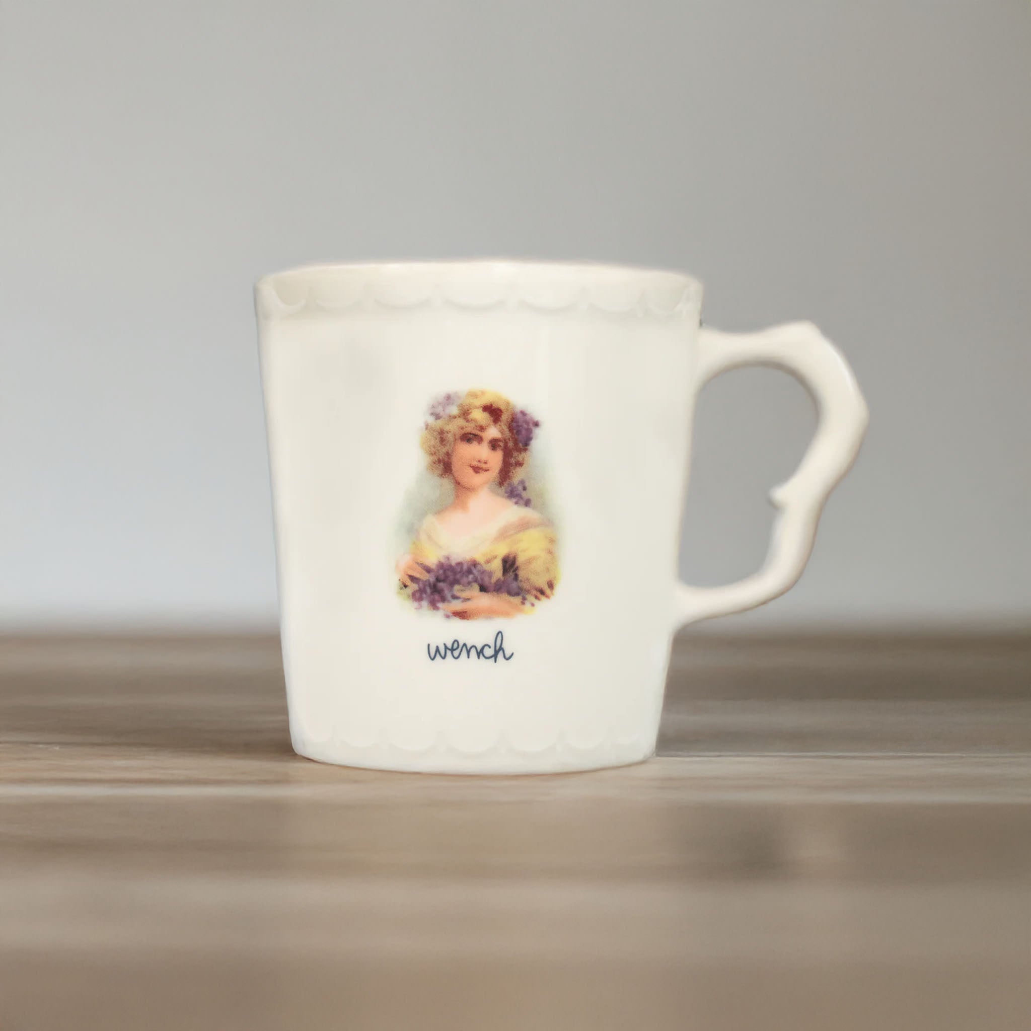 Wench Mug on a table at Addison West