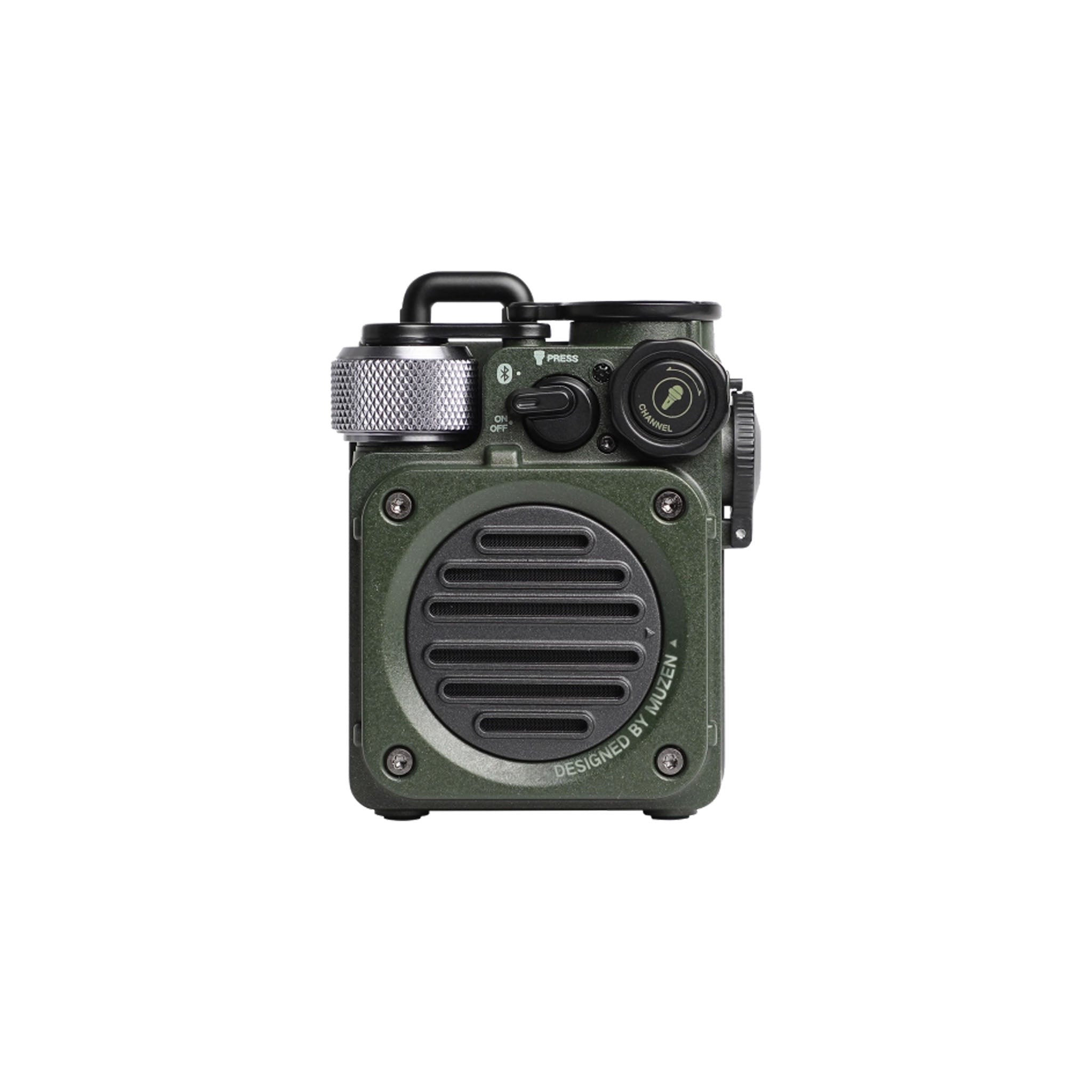 Muzen Wild Mini Rugged Outdoor Bluetooth Speaker in Green