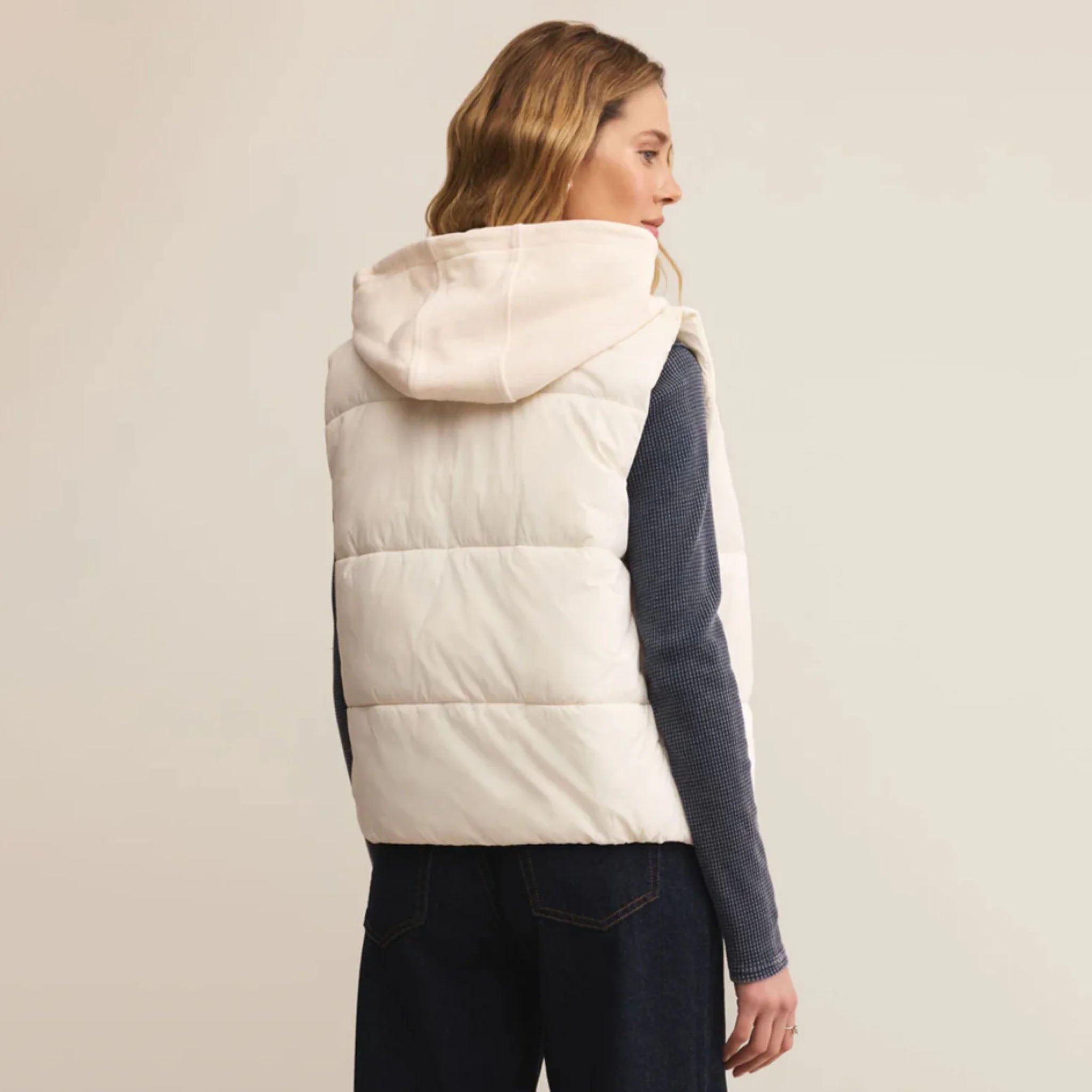 【新品】HAU(ハウ) inner warm vest cloud アイボリー Z Supply Essential Puffer Vest in Cloud – Addison West