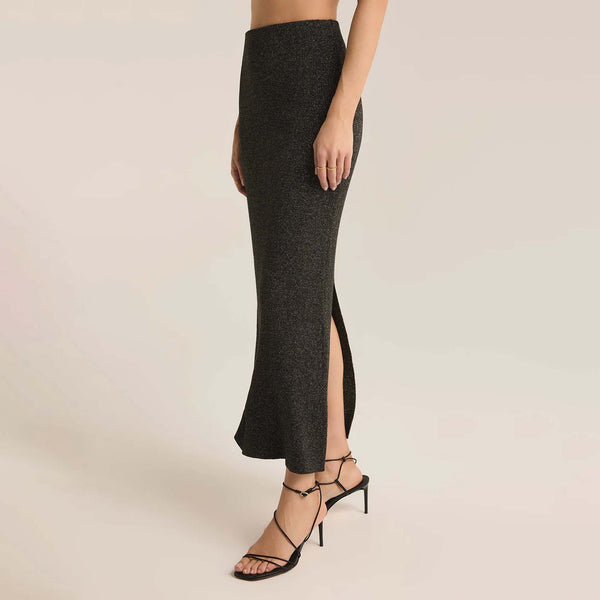 ★GLOWNY★ G BOX MIDI SKIRT BLACK GC24WTSK003BK Maje_MFPJU01291-2517_F_1.jpg