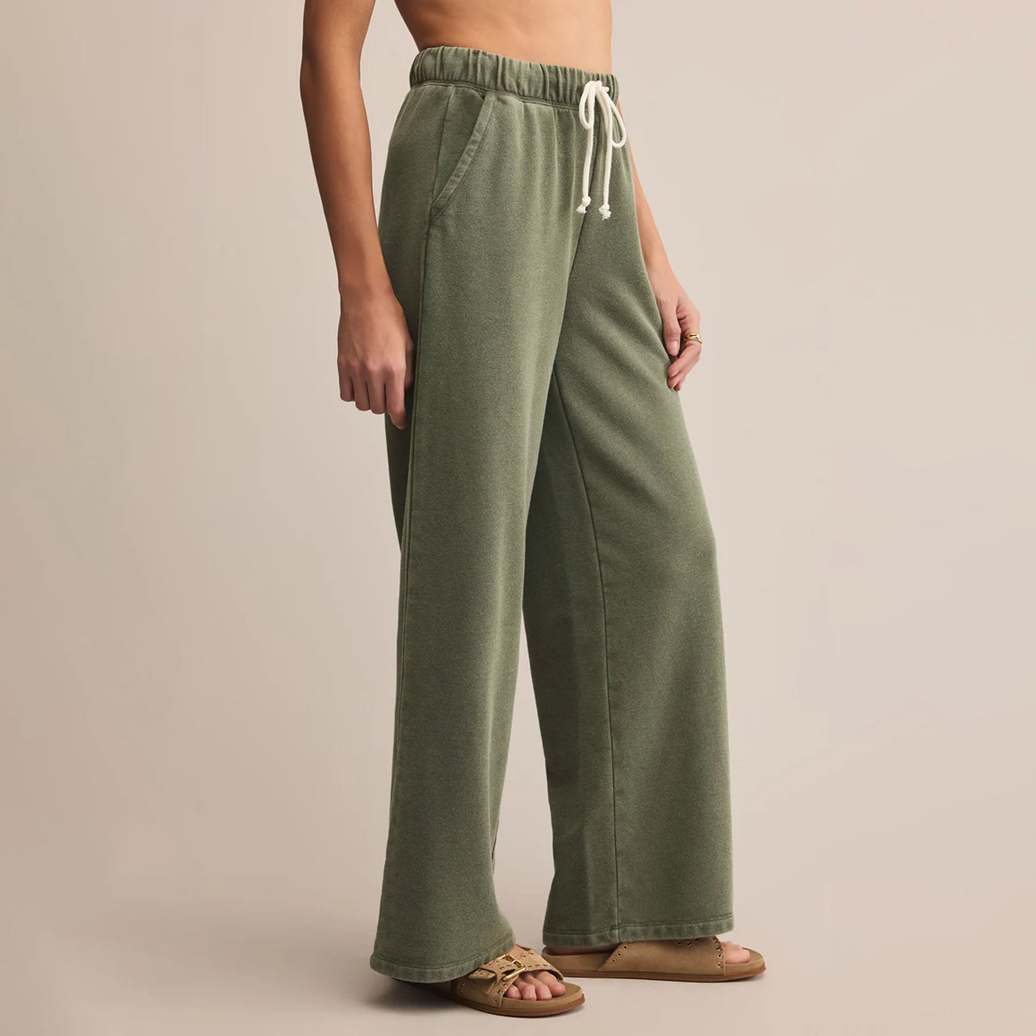 パンツ Side Zip Pants(GREEN) Gigi Pant With Side-zip Closure In Ponte For Women | Factory