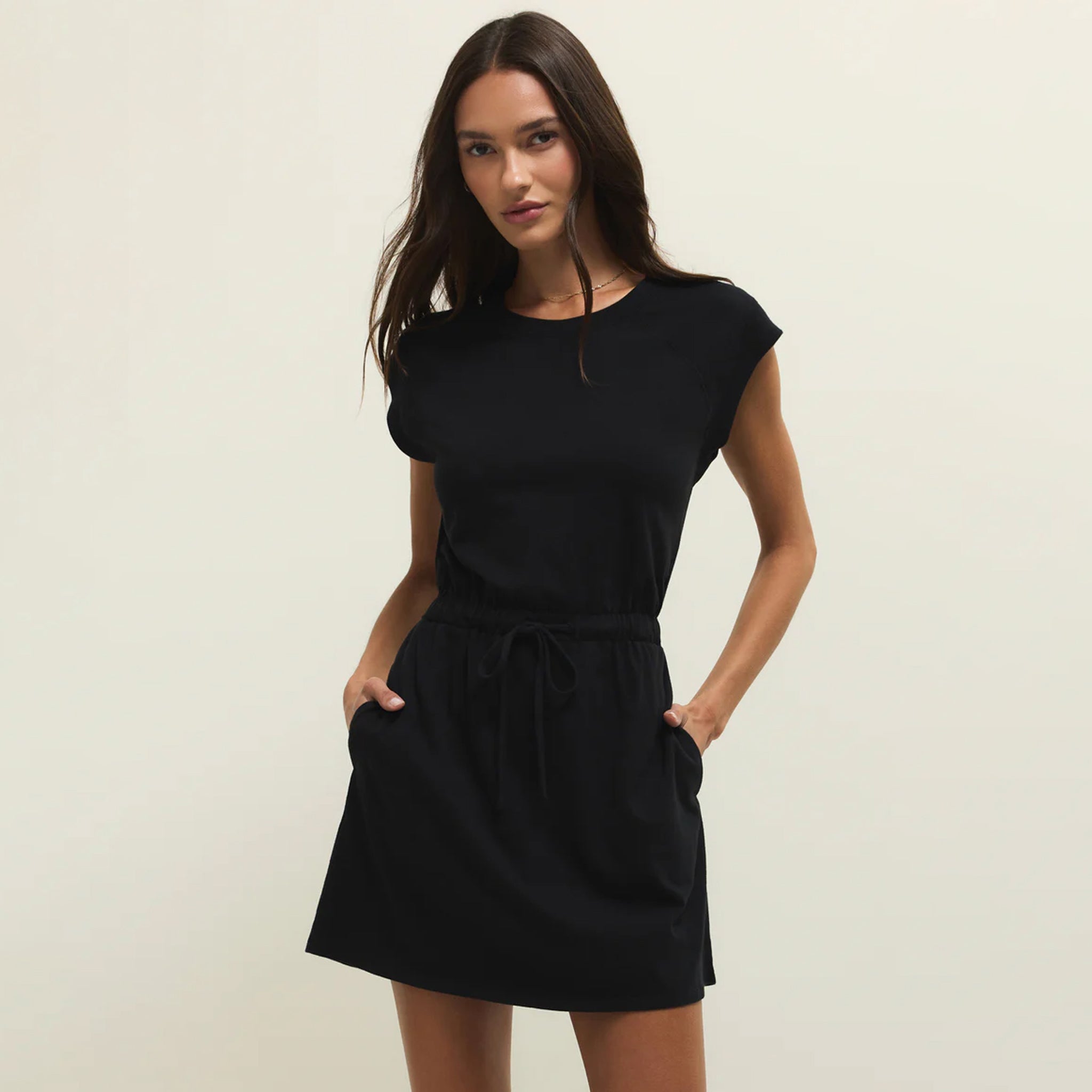 Z Supply Kalani Dress - True Black M Z Supply Kalani Dress - True Black M