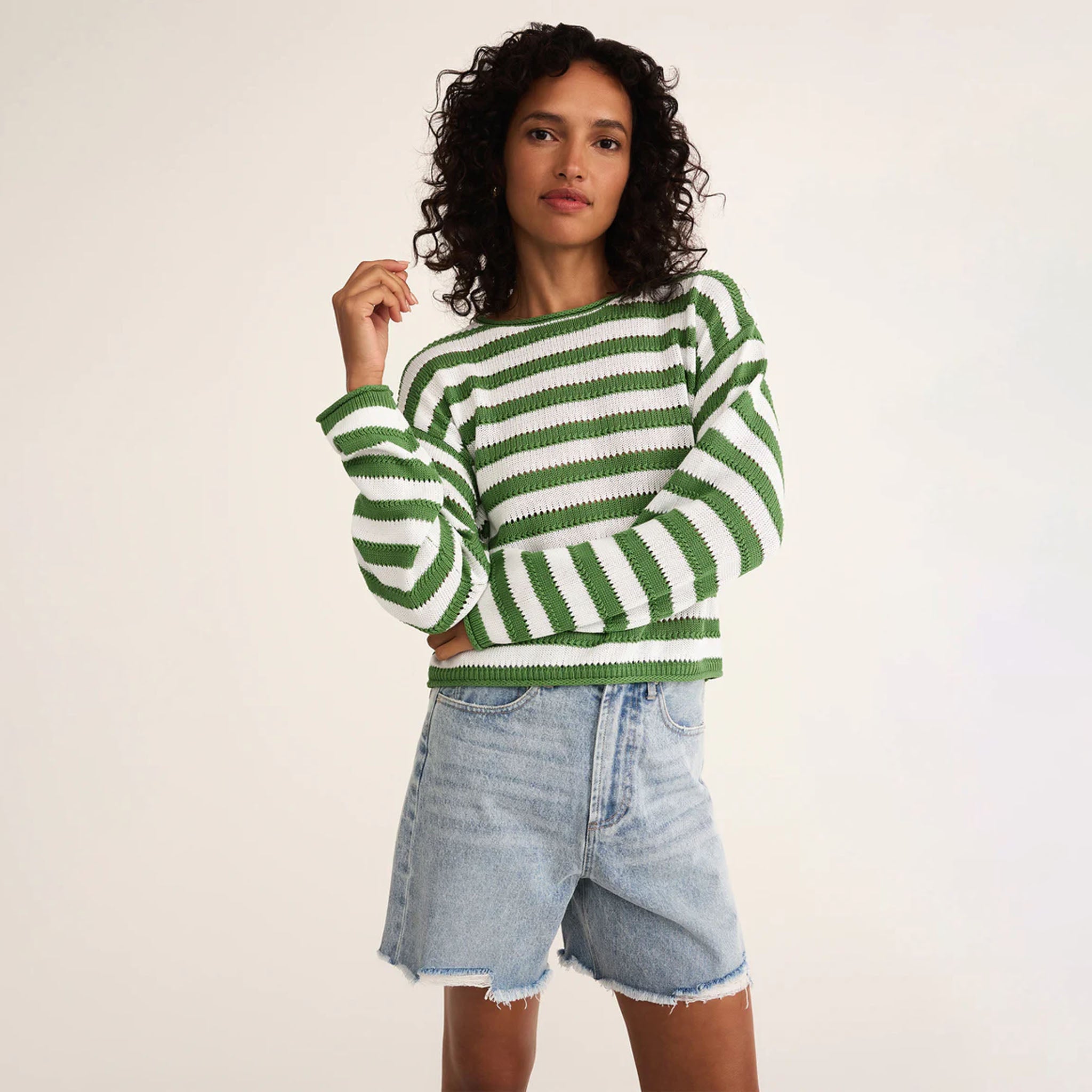 トップス walenode Recycling PP Garter sweater walenode Recycling Pp Garter Sweater WN23-14SS110-KW Knit