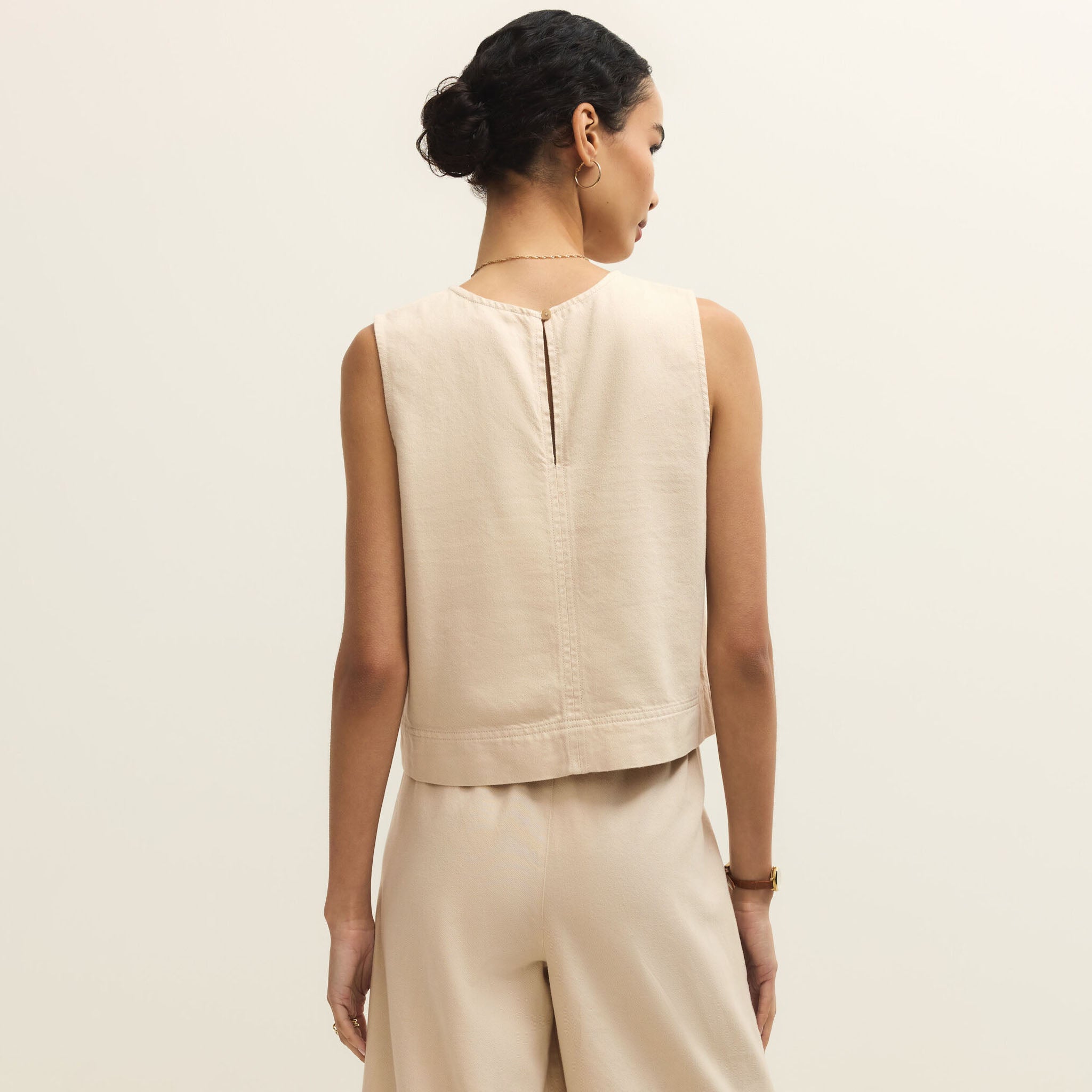新作サルセーション　Back Pleat Tank Top Z Supply Sun Seeker Tank in Parchment – Addison West