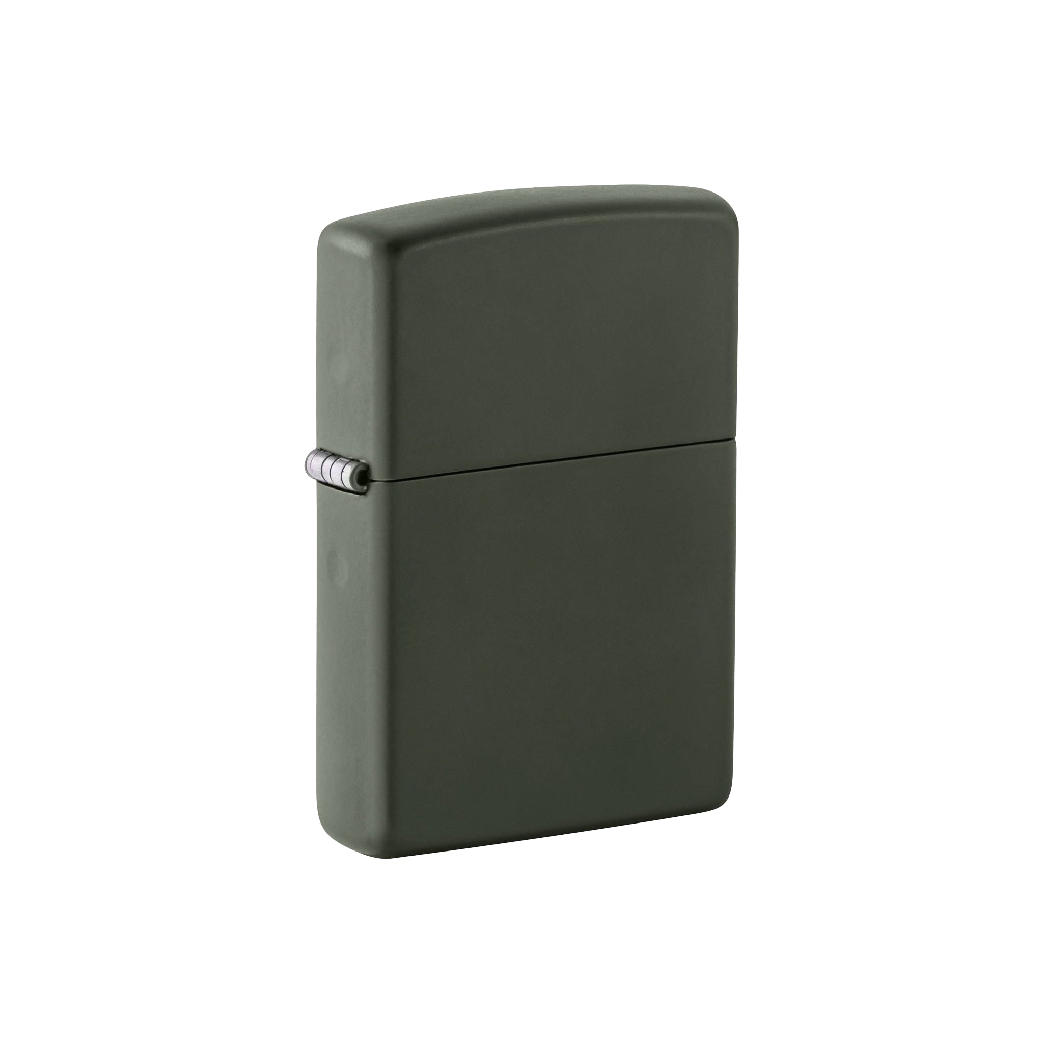 Zippo Classic Green Matte Windproof Lighter on a white background at Addison West