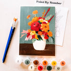 Fall Florals Mini Paint By Number on a white background at Addison West