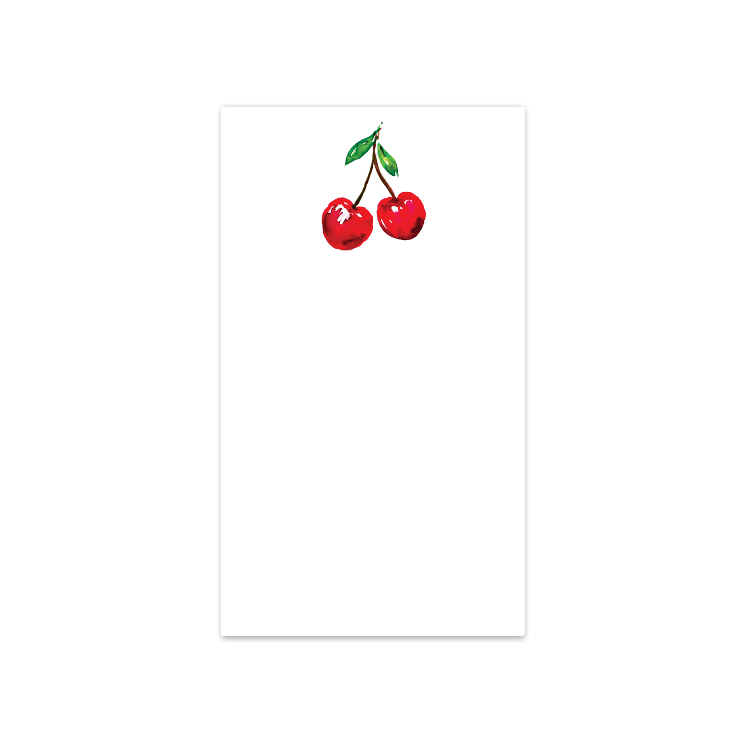 Cherries Petite Cards, Boxed Set of 50 on a white background at Addison West