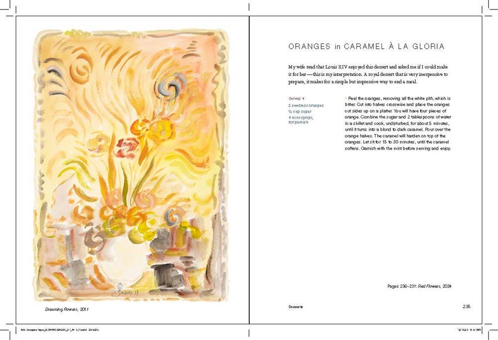 The Art of Jacques Pépin, The Cookbook: Favorite Recipes and Paintings from My Life in the Kitchen on a white background at Addison West