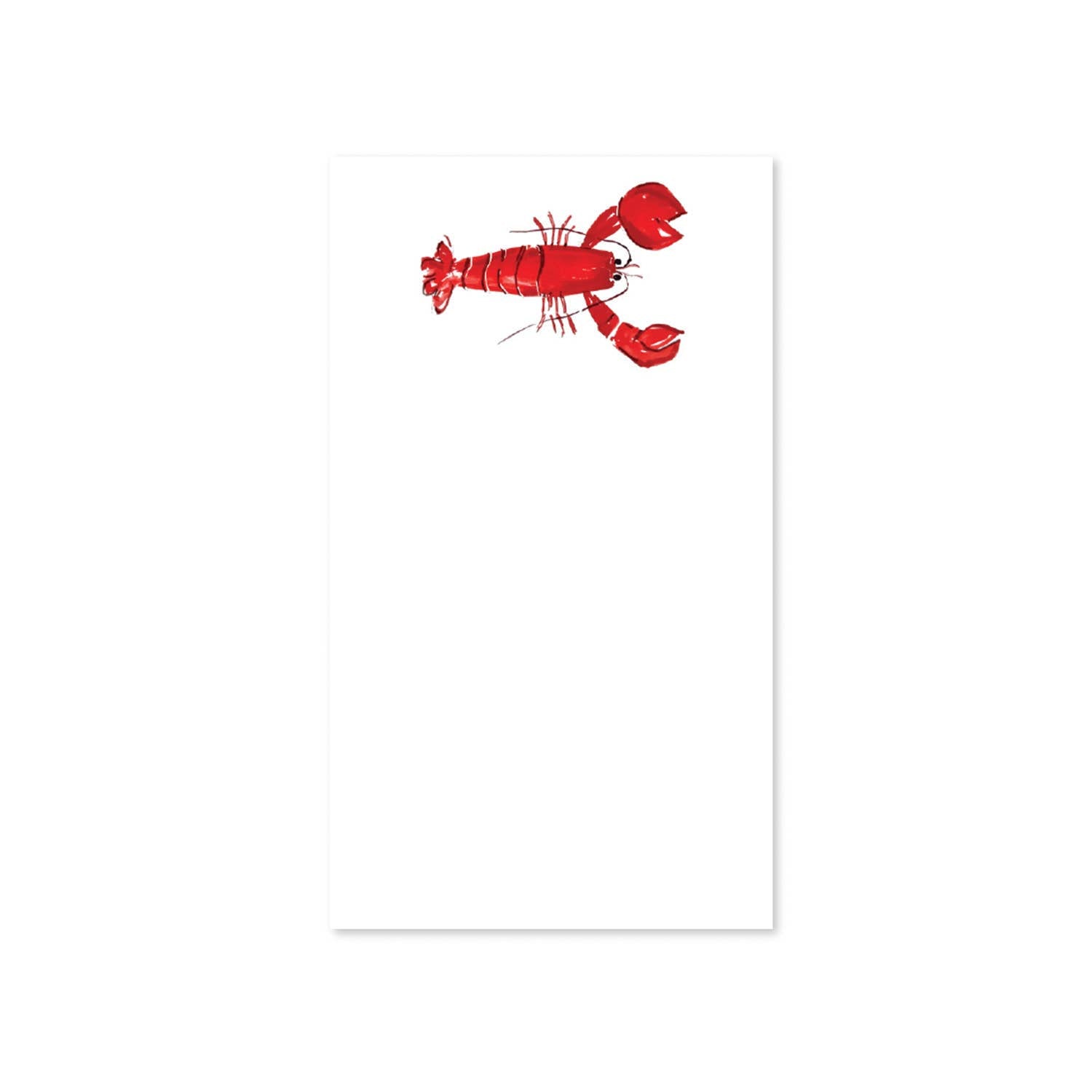 Lobster Petite Cards, Boxed Set of 50 on a white background at Addison West