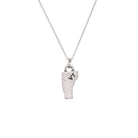 Danforth Pewter Vermont Mini Necklace on a white background at Addison West