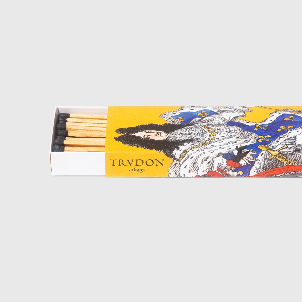 Trudon Scented Matches Ernesto Kings & Queens on a white background at Addison West