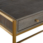 Close up of Tarrin Writing Desk on a white background at Addison West