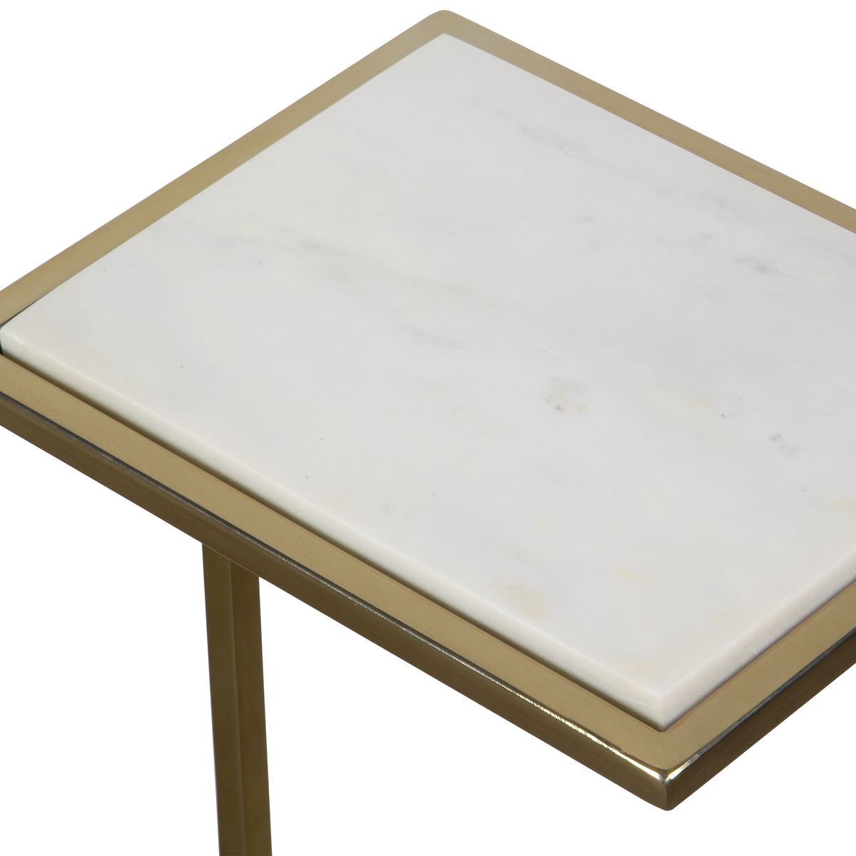 Close up of Ellison Drink Table on a white background at Addison West