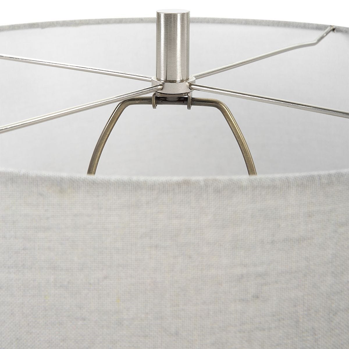 Close up of Ormond Table Lamp on a white background at Addison West