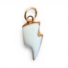 Lightning Bolt Shape Charm on a white background at Addison West