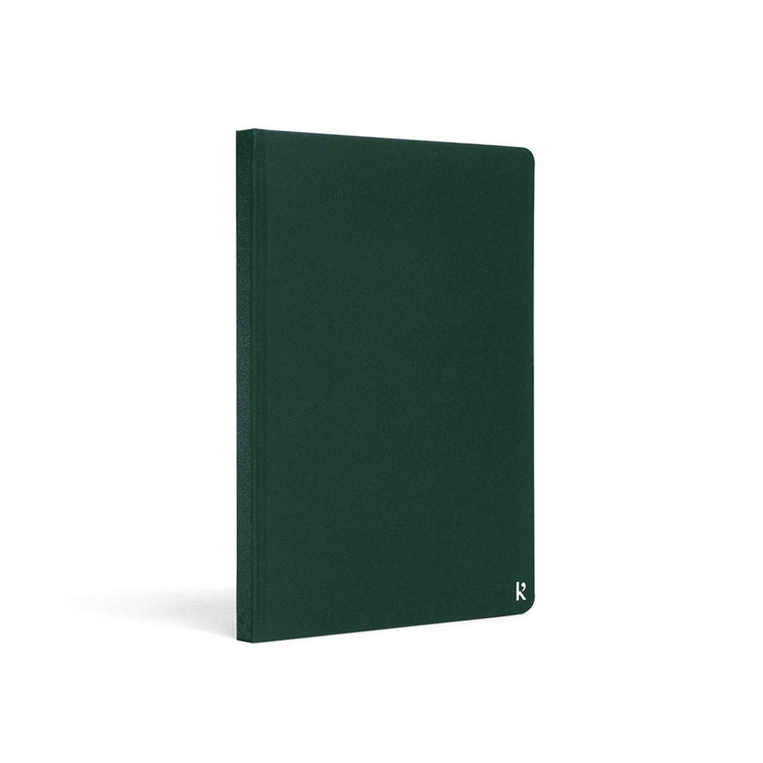 Karst A5 Hardcover Lined Notebook in Forest on a white background at Addison West