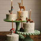 Camp hollow Brown Bear Cake Topper, Stag Cake Topper, Deer Cake Topper, Blue Goose Cake Topper, 