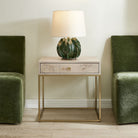 Pemberley Side Table in a living room at Addison West