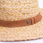 Skiff Sun Hat in Natural on white background at the Addison West.