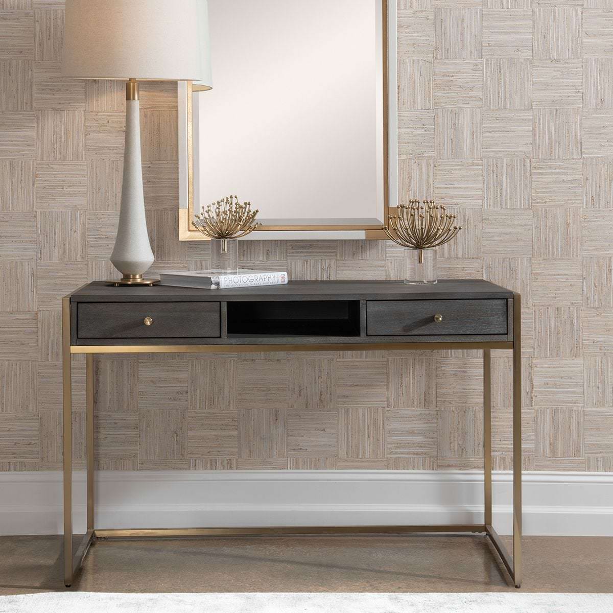 Tarrin Writing Desk in a living room at Addison West
