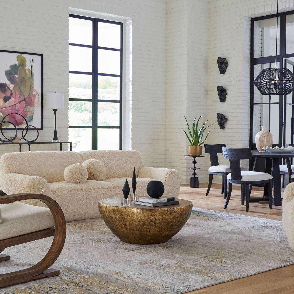 Gibson Coffee Table in a living room at Addison West