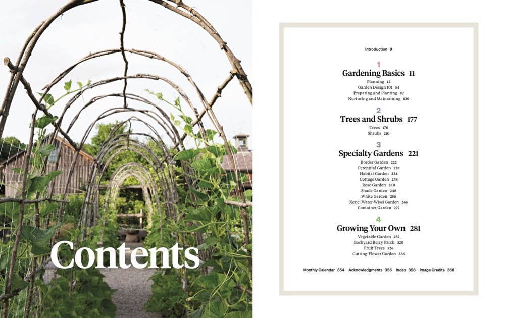 Martha Stewart's Gardening Handbook on a white background at Addison West