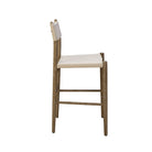 Linen Prescott Counter Stool on a white background at Addison West