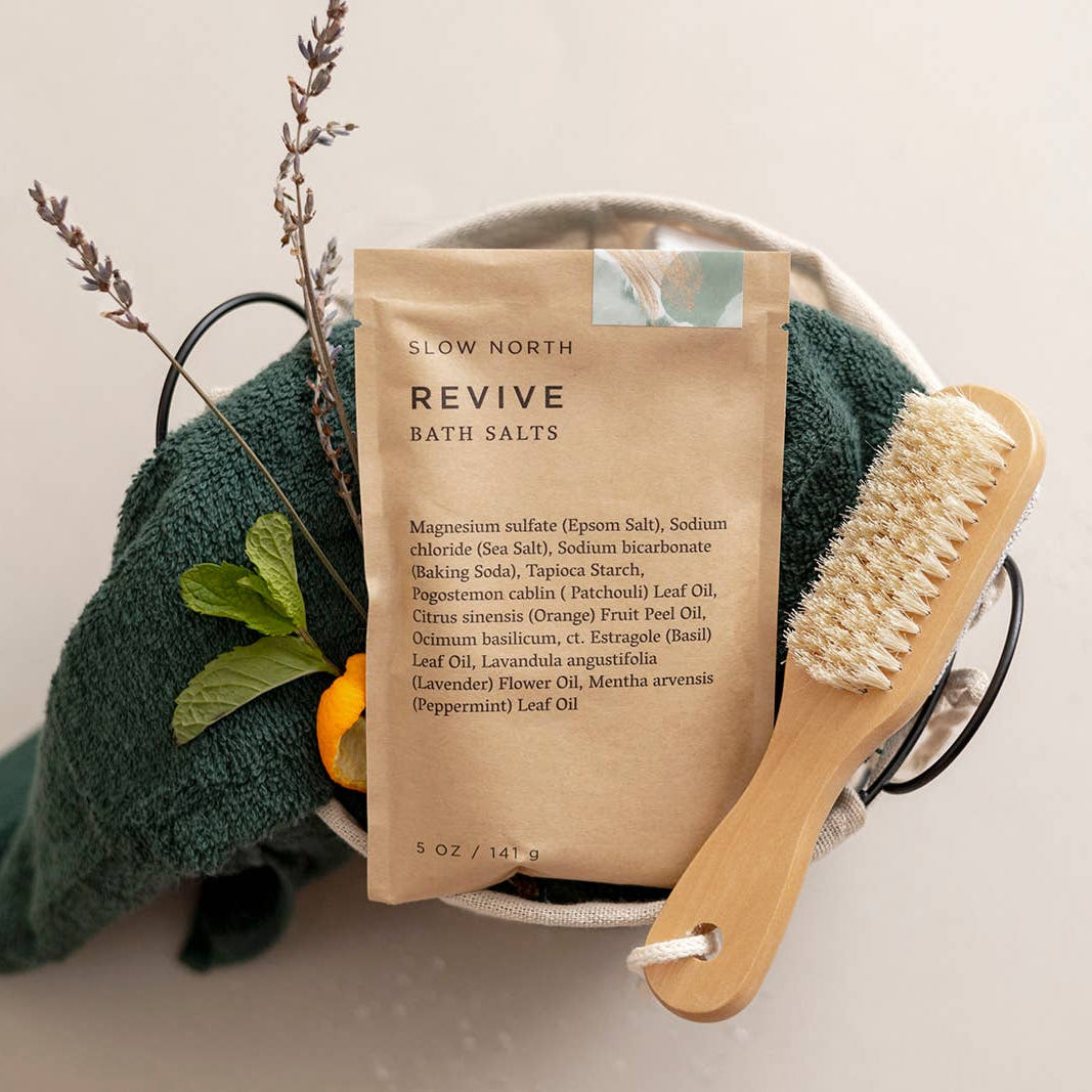 Revive Bath Salts on a white background at Addison West