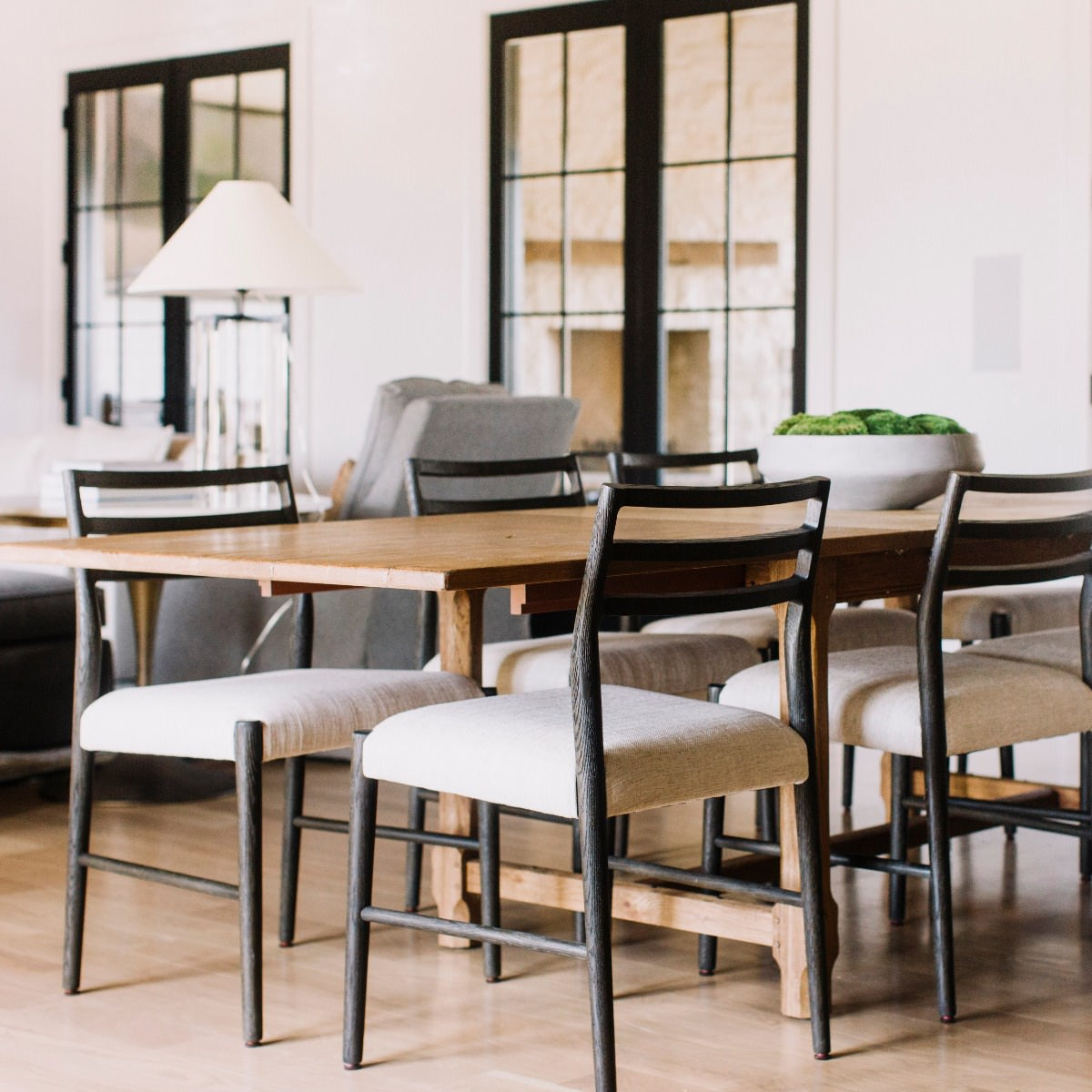 Forever Extendable Dining Table in Breadboard Finish in a dining room at Addison West