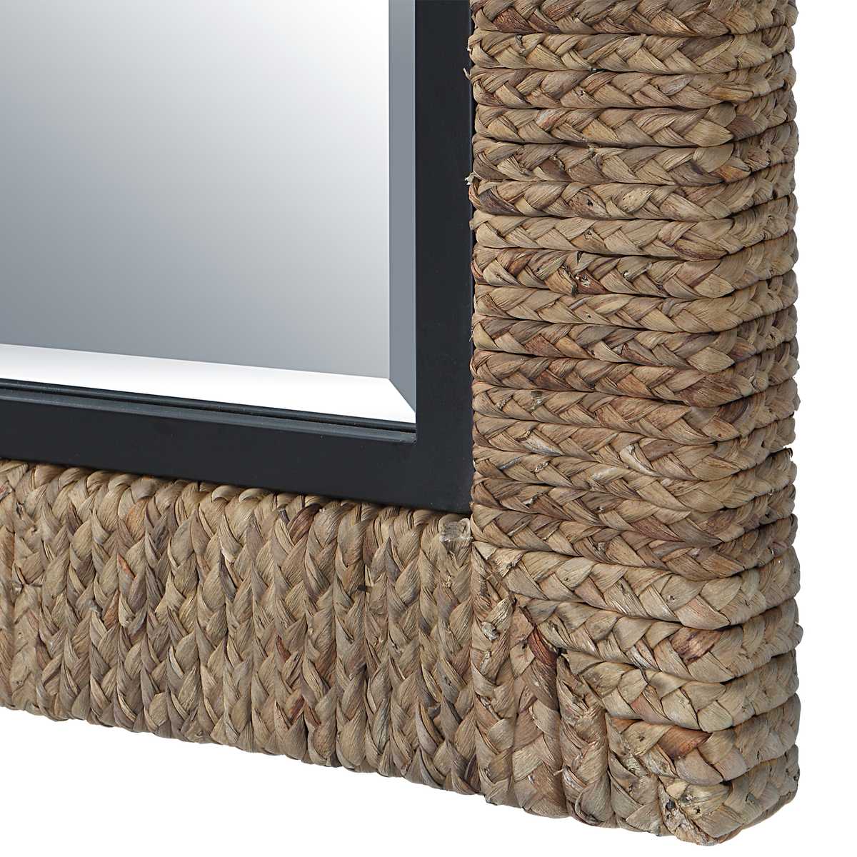 Close up of Islenne Accent Mirror on a white background at Addison West