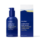 Ursa Major Golden Hour Body Serum with packaging on a white background