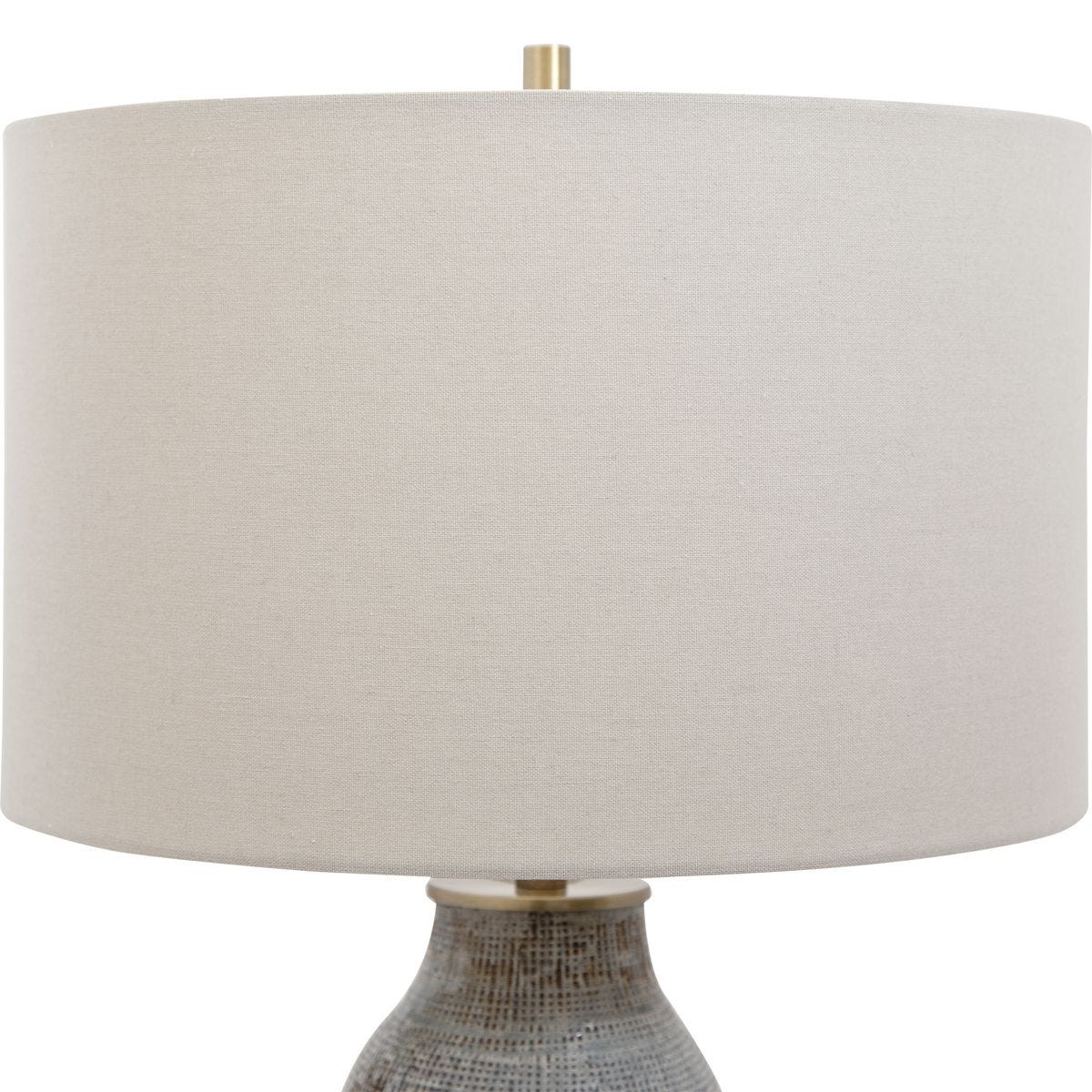 Close up of Monroe Table Lamp on a white background at Addison West
