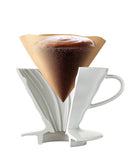 Hario V60 02 Paper Filters, Natural Unbleached on a white background at Addison West