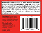 The General's Hot Sauce "Reaper Actual" ingredient list
