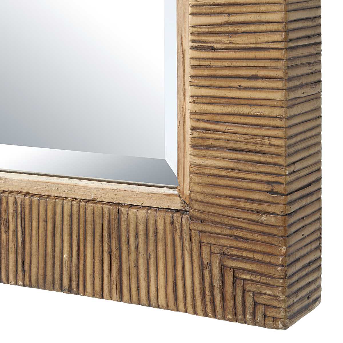 Close up of Capridge Arch Accent Mirror on a white background at Addison West
