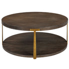 Prescott Coffee Table on a white background at Addison West
