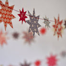 Make A Star Garland on a white background at Addison West