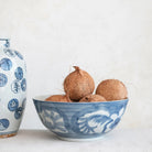 Dapper Hand Painted Bowl on a white background at Addison West