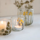 Marigold Garden Votive on a white background at Addison West