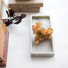 Green Melange Marble Tray on a white background at Addison West