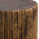 Close up of Petra Accent Table on a white background at Addison West
