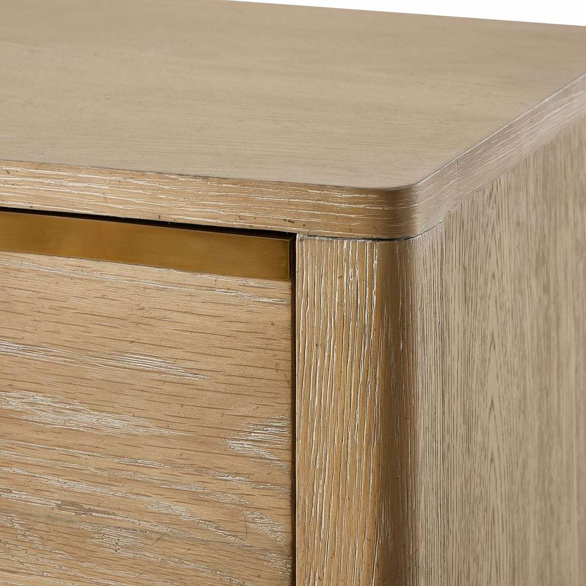 Close up of Tamsin Side Table on a white background at Addison West